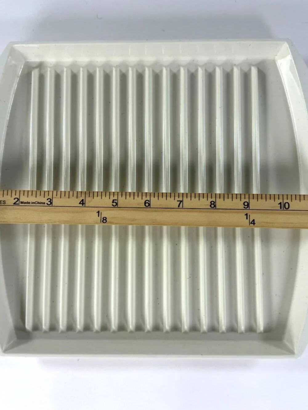 Vintage Miracle Ware Progressive 10” x 9 1/2” Microwave Bacon Cooker